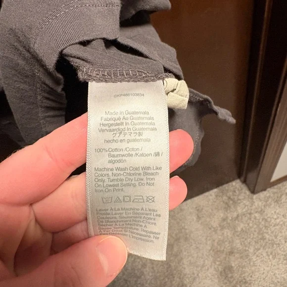 Madewell Gray Graphic Short Sleeve Tee - "See It All Find Yourself" - Picture 2 of 5